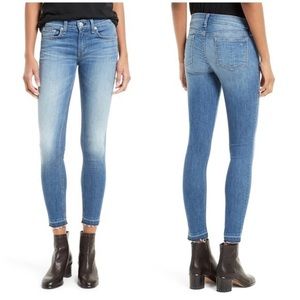 RAG & BONE | Raw Hem | Ankle Skinny Jeans